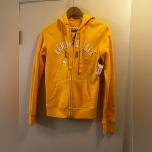 Aeropostale Kids Bright Yellow Zip-Up Hoodie